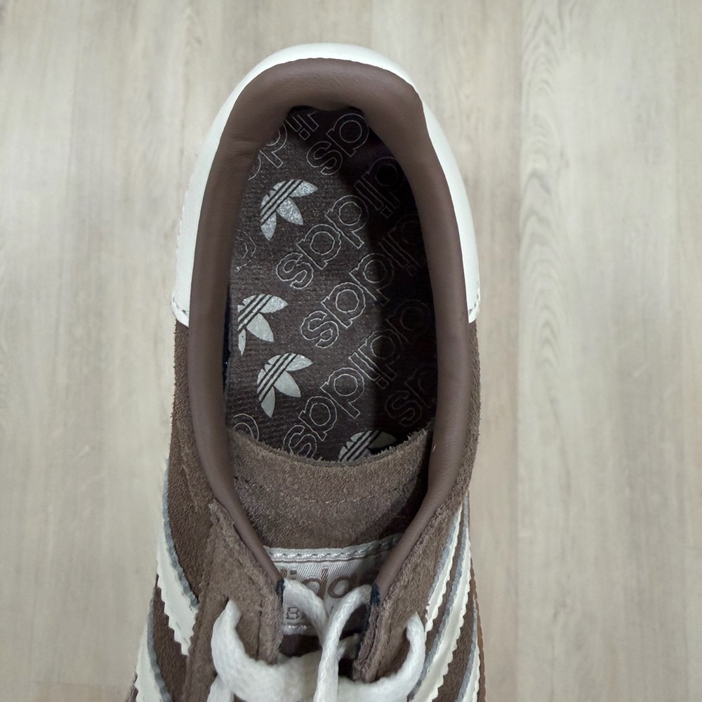 Adidas Spezial Brown and Cream Sneakers - Picture 4 of 5